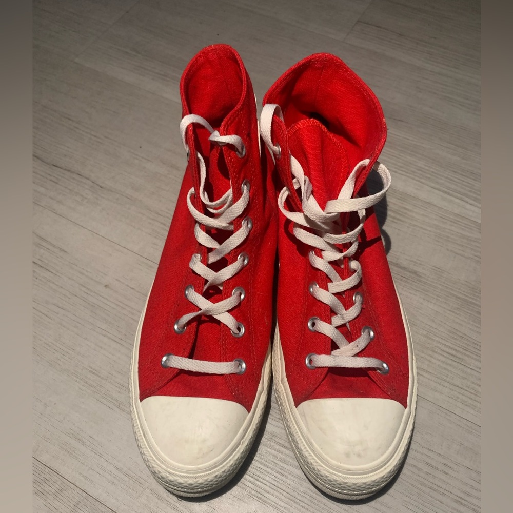 red converse (custom)